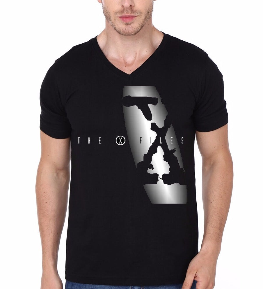 The X Files Black V-Neck T-Shirt Hoodie, Sweatshirt | CoreVibeTees.com