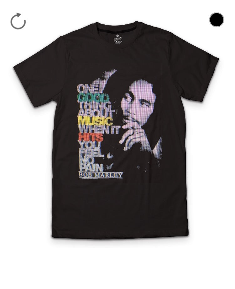 Bob Marley Black T-Shirt Style001 Hoodie, Sweatshirt | CoreVibeTees.com