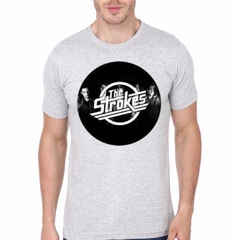 The Strokes Grey T-Shirt Hoodie, Sweatshirt | CoreVibeTees.com