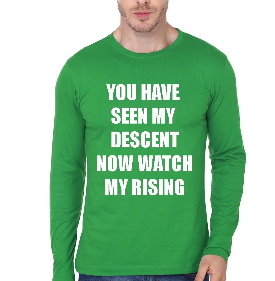 Rise Green Full Sleeve Tee Hoodie, Sweatshirt | CoreVibeTees.com