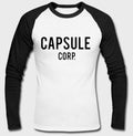 Capsule Corp Raglan Tee Hoodie, Sweatshirt | CoreVibeTees.com