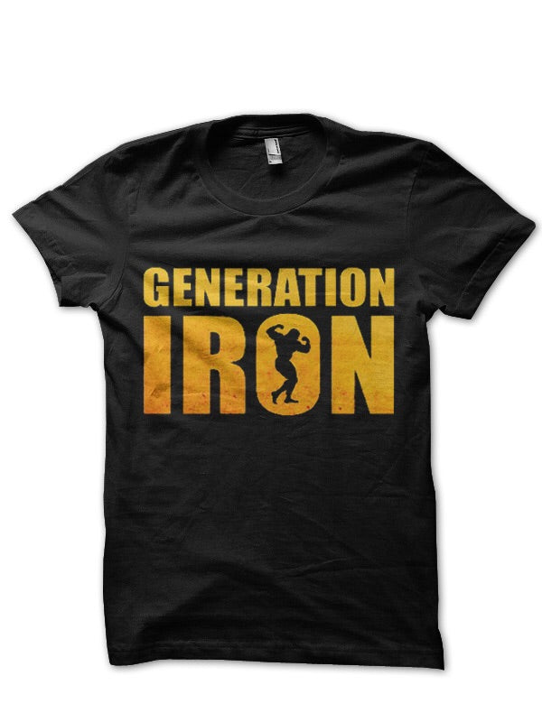 Generation Iron Black T-Shirt Hoodie, Sweatshirt | CoreVibeTees.com