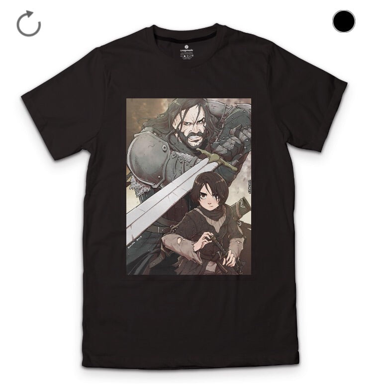 Arya And The Hound T-Shirt Hoodie, Sweatshirt | CoreVibeTees.com