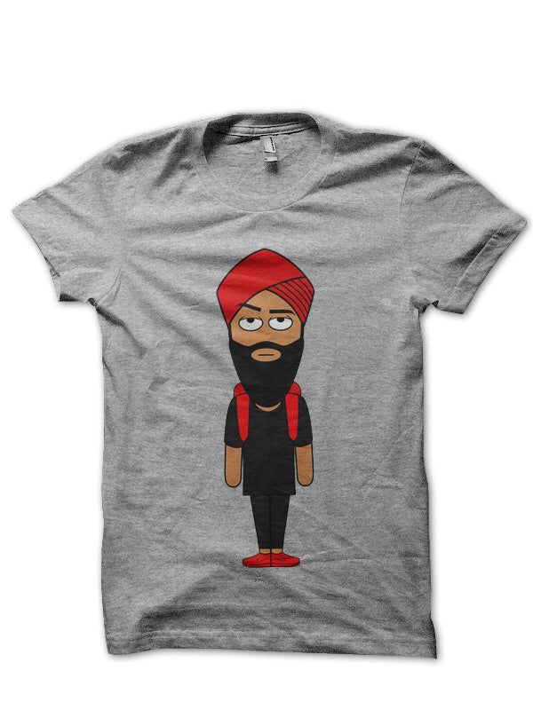 Sardar Ji Grey Tee Hoodie, Sweatshirt | CoreVibeTees.com