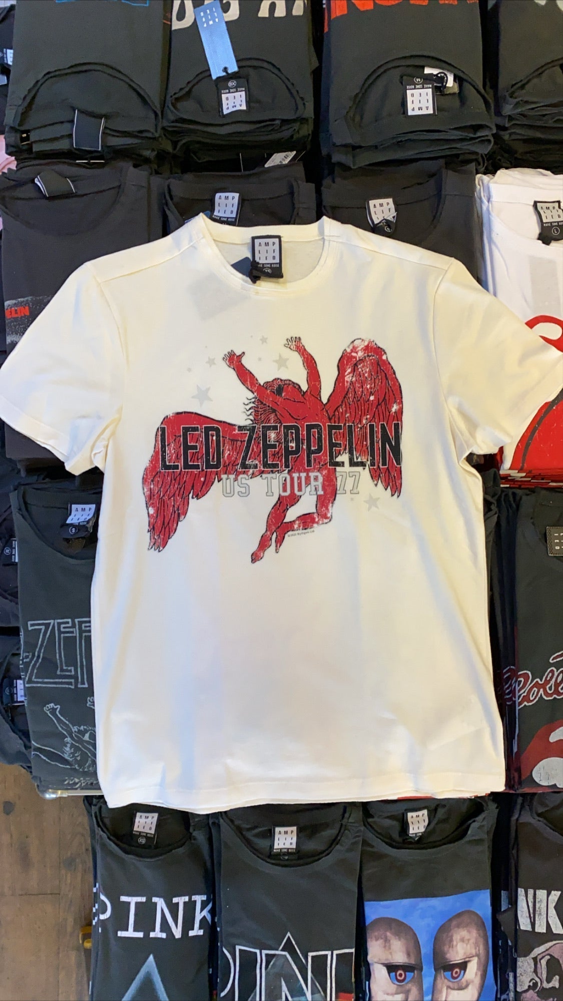 Led Zeppelin T-shirt - US Tour 77 Icarus Hoodie, Sweatshirt | CoreVibeTees.com (Image 2)