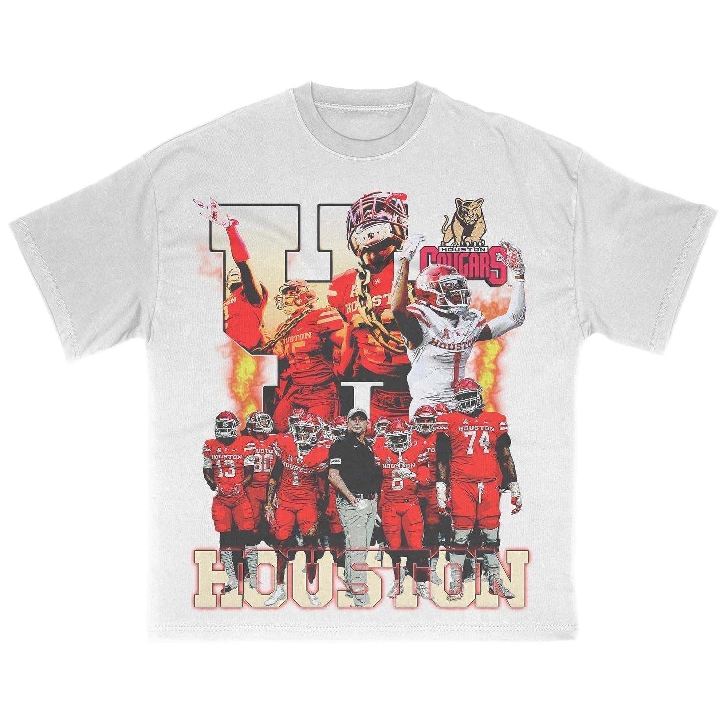 U of H Football Tee Hoodie, Sweatshirt | CoreVibeTees.com (Image 2)