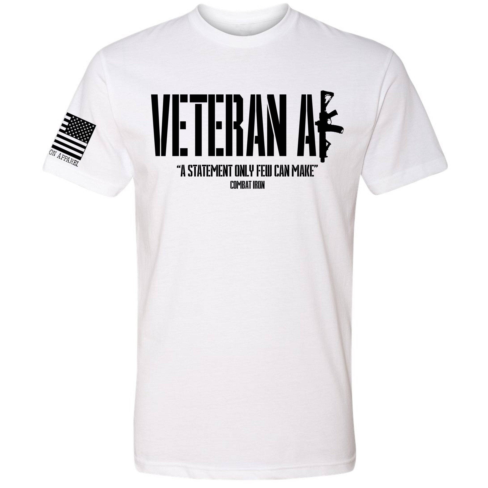 Veteran AF Men's T-Shirt Hoodie, Sweatshirt | CoreVibeTees.com (Image 1)