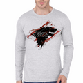 Bloody Winter Grey Full Sleeve T-Shirt Hoodie, Sweatshirt | CoreVibeTees.com