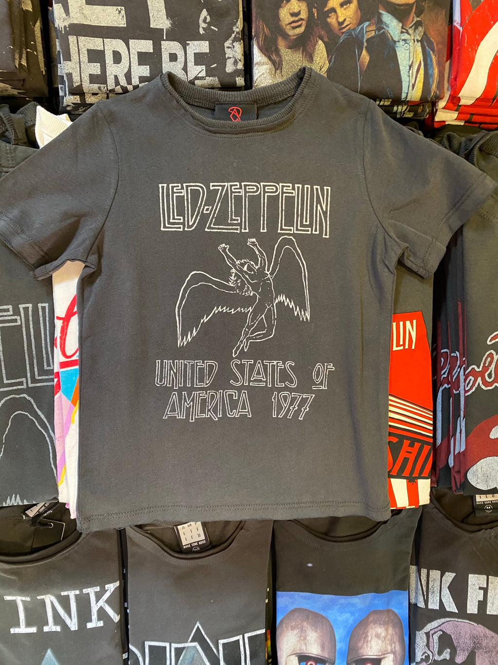 Kids Led Zeppelin T Shirt - USA 1977 Tour Hoodie, Sweatshirt | CoreVibeTees.com (Image 2)