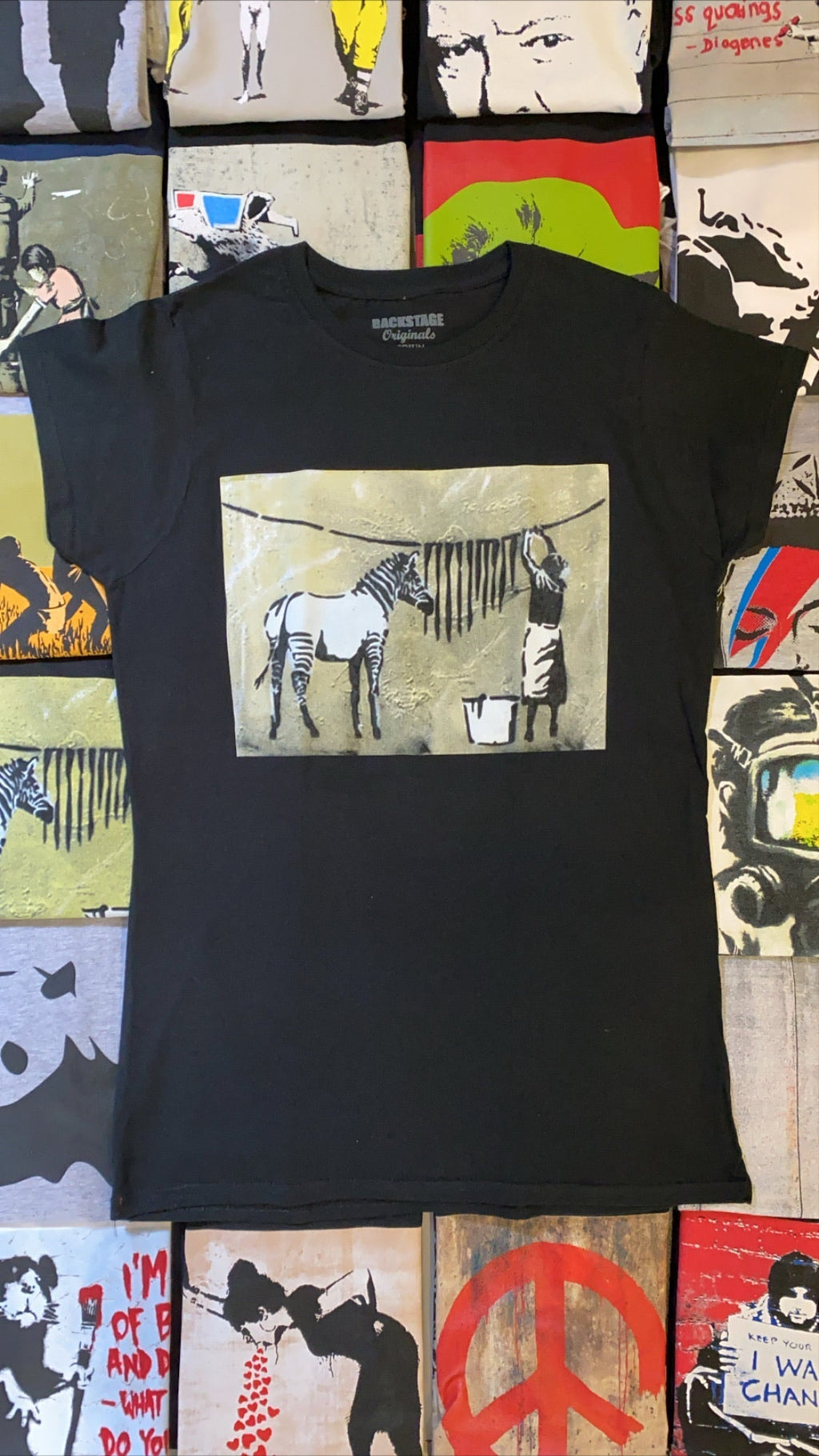 Banksy Women's T-shirt - Zebra Hoodie, Sweatshirt | CoreVibeTees.com (Image 2)