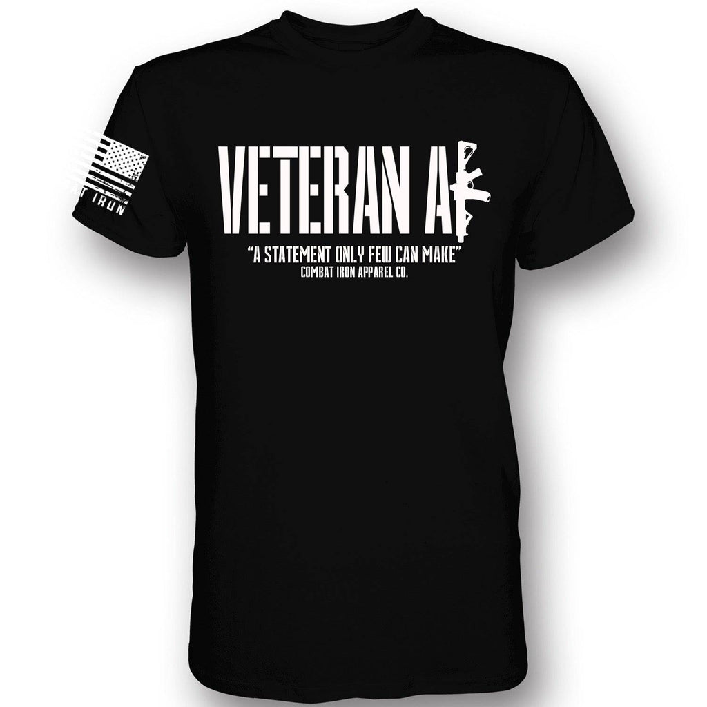 Veteran AF Men's T-Shirt Hoodie, Sweatshirt | CoreVibeTees.com (Image 2)
