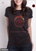 Fire And Blood Black Top T-Shirts, Hoodie, Sweatshirt | CoreVibeTees.com