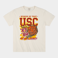 USC Women's Basketball 1983 and 1984 National Champions Heavyweight Tee Hoodie, Sweatshirt | CoreVibeTees.com