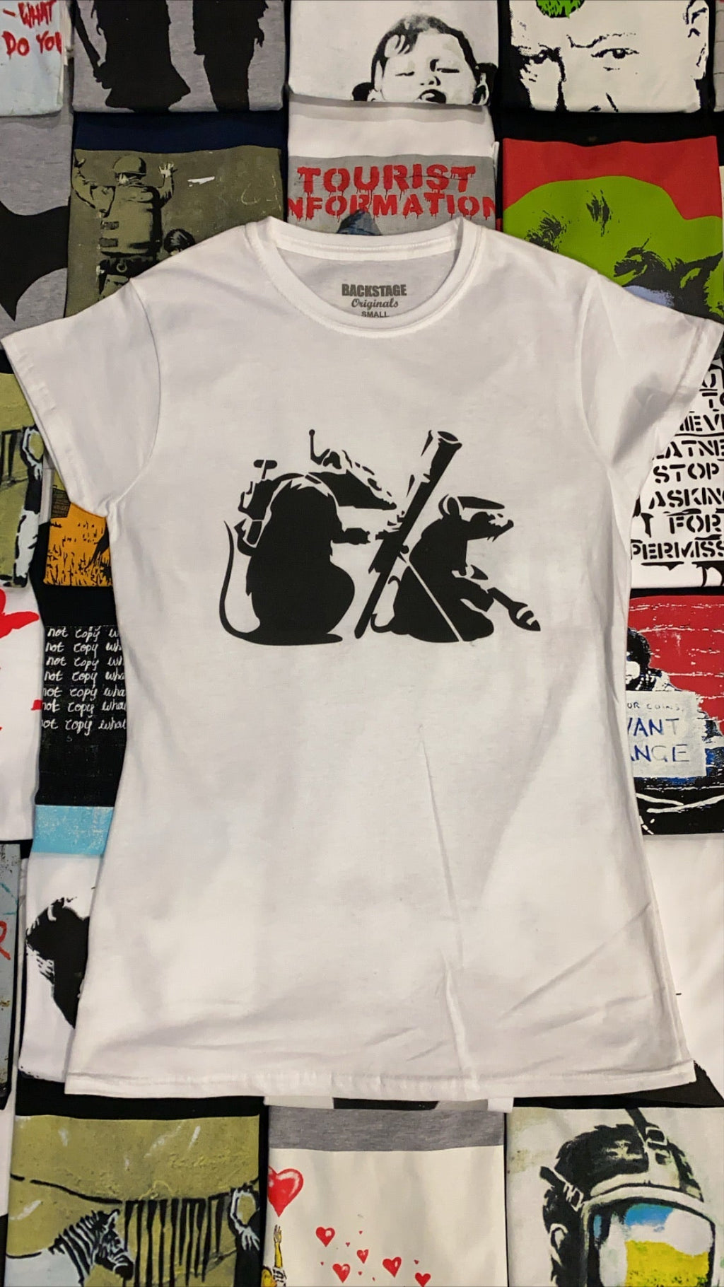 Banksy Women's T-shirt - Terror Rats Hoodie, Sweatshirt | CoreVibeTees.com (Image 2)