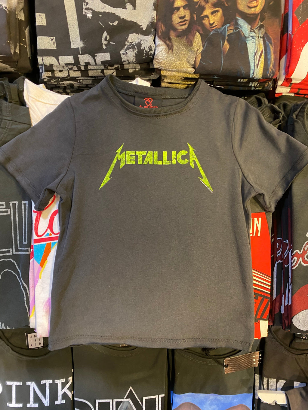 Kids Metallica  T-shirt - Neon Logo Hoodie, Sweatshirt | CoreVibeTees.com (Image 2)