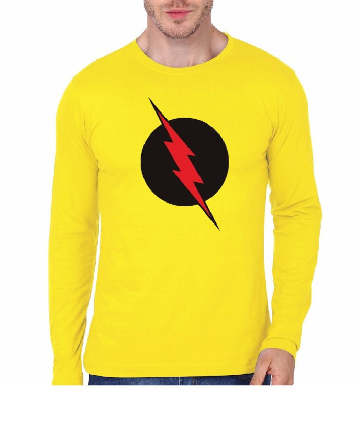 Reverse Flash Yellow Full Sleeve T-Shirt Hoodie, Sweatshirt | CoreVibeTees.com