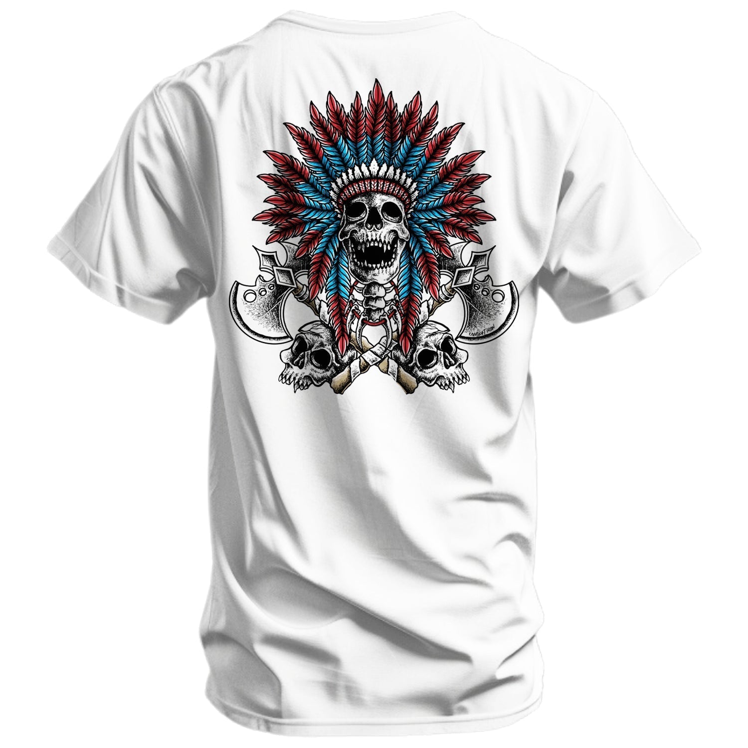 Warrior Spirit Indian Head Men's T-Shirt Hoodie, Sweatshirt | CoreVibeTees.com (Image 1)