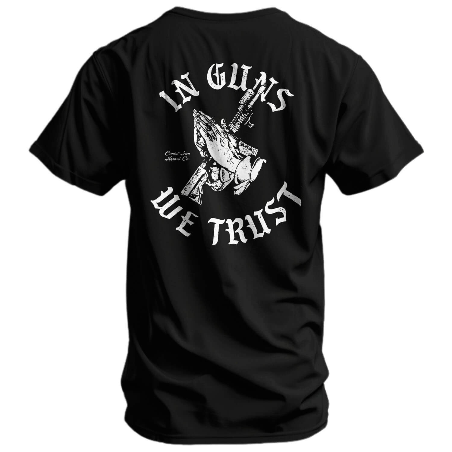 In Guns We Trust Men's T-Shirt Hoodie, Sweatshirt | CoreVibeTees.com (Image 1)