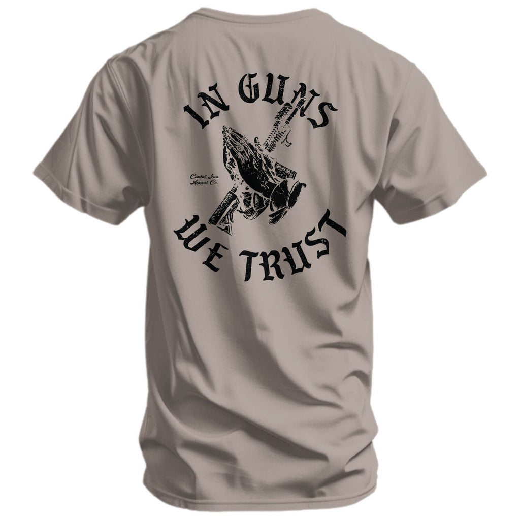 In Guns We Trust Men's T-Shirt Hoodie, Sweatshirt | CoreVibeTees.com (Image 3)