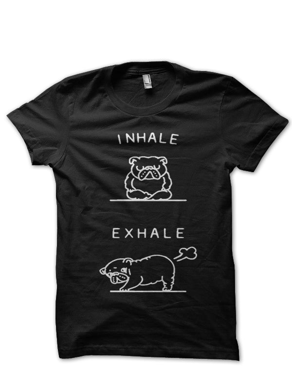 Inhale And Exhale Half Sleeve T-Shirt Hoodie, Sweatshirt | CoreVibeTees.com