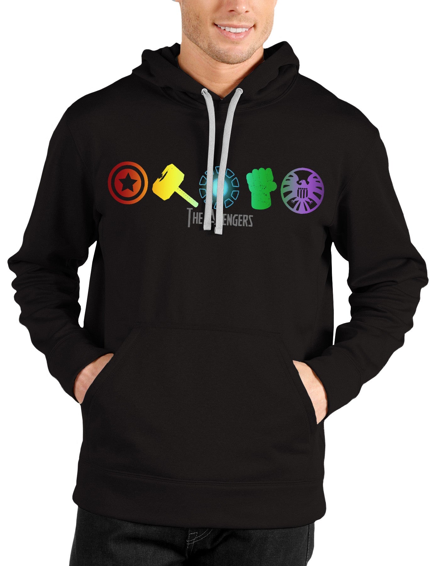 The Avengers Initiative Black Hoodie T-Shirts, Sweatshirt | CoreVibeTees.com