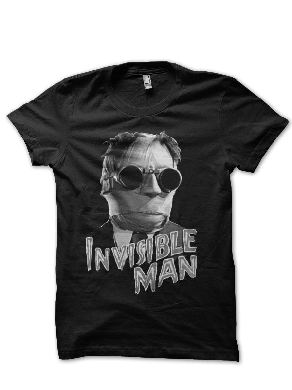 The Invisible Man Half Sleeve Black T-Shirt Style001 Hoodie, Sweatshirt | CoreVibeTees.com