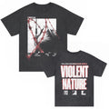 Violent Nature Tee (Vintage Black) Hoodie, Sweatshirt | CoreVibeTees.com
