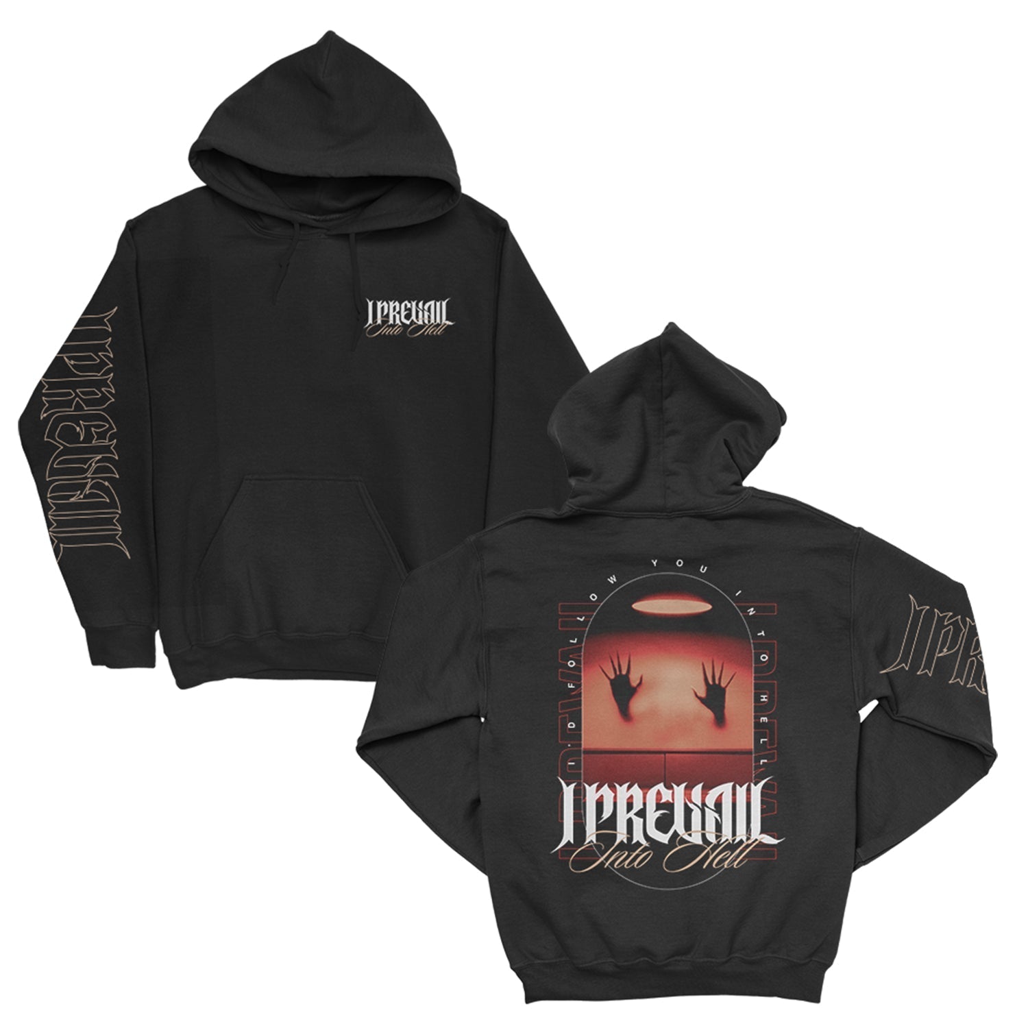 Into Hell Pullover Hoodie (Black) T-Shirts, Sweatshirt | CoreVibeTees.com