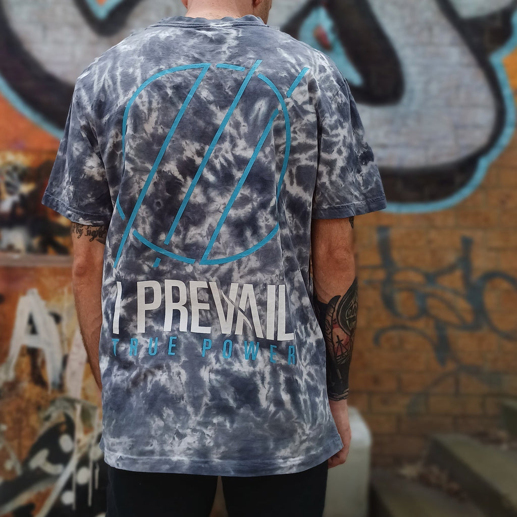 True Power Acid Wash T-Shirt (Black/Grey) Hoodie, Sweatshirt | CoreVibeTees.com (Image 3)