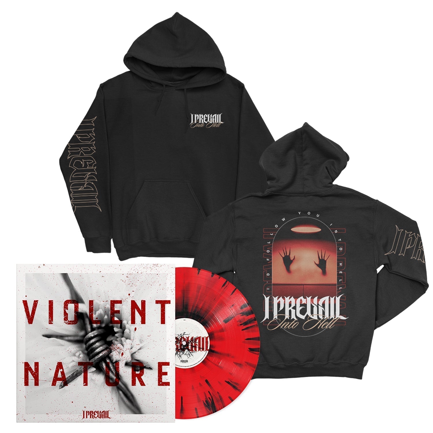 Violent Nature LP (Violent Nature Vinyl) + Hoodie Bundle T-Shirts, Sweatshirt | CoreVibeTees.com (Image 1)