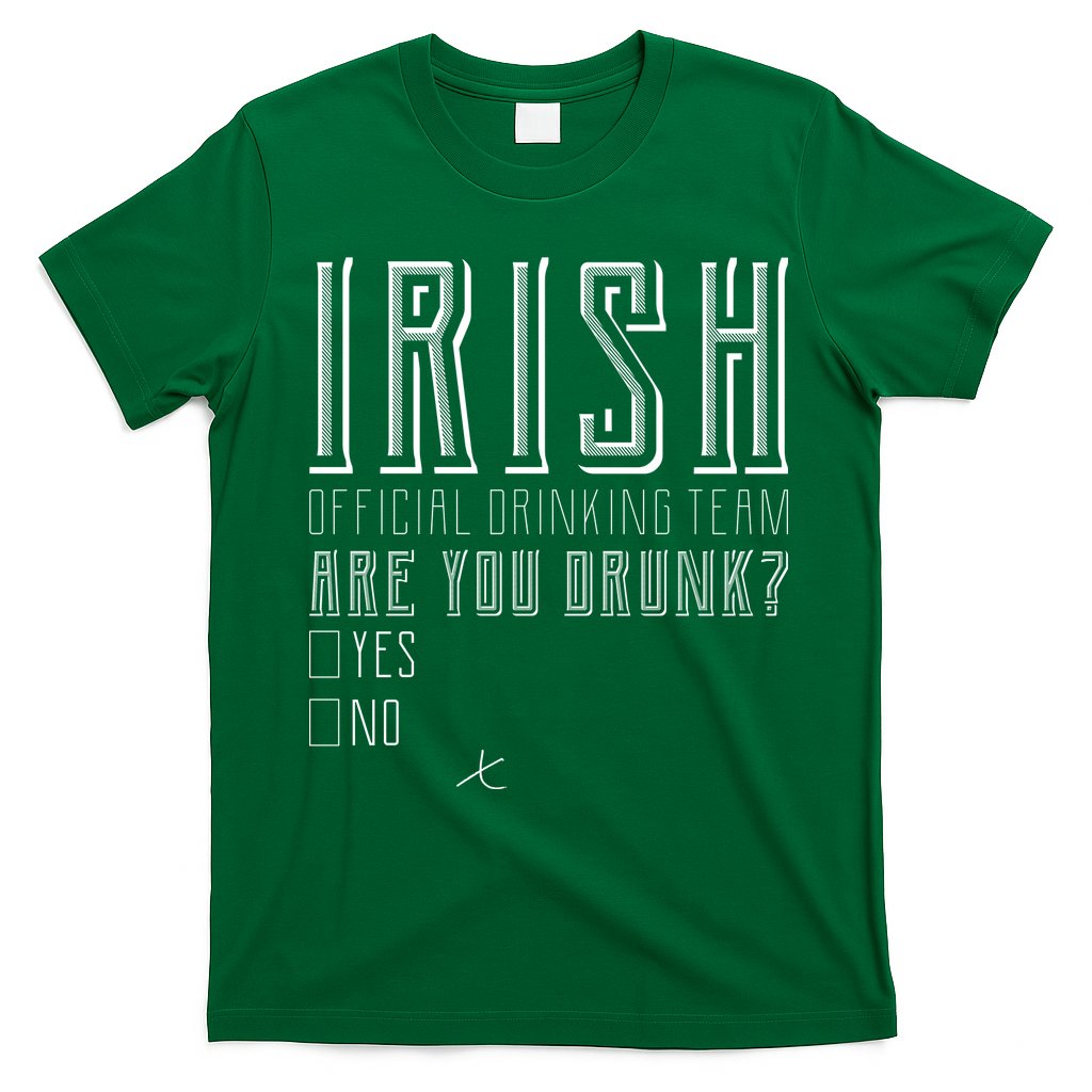 Irish Official Drinking Team Are You Drunk T-Shirt Hoodie, Sweatshirt | CoreVibeTees.com
