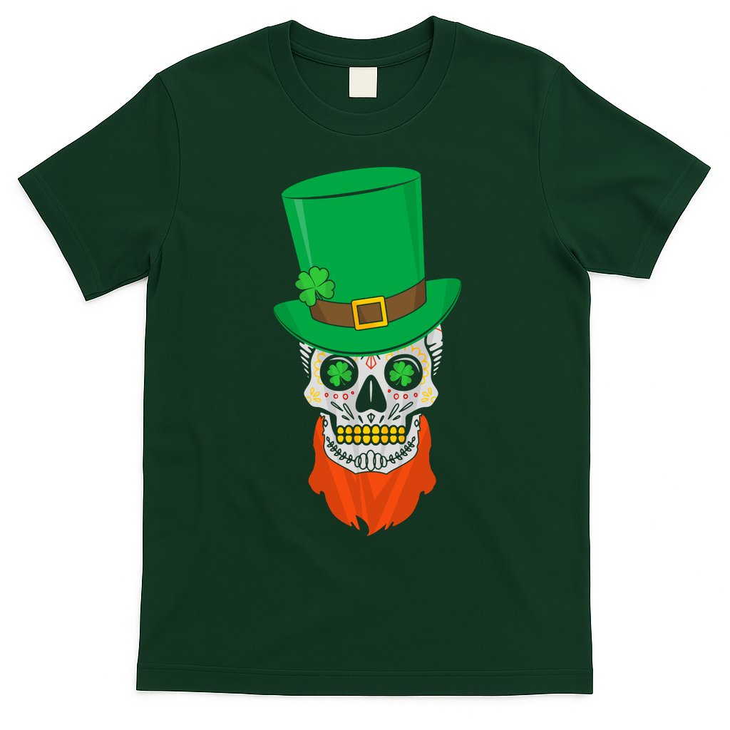 Irish Sugar Skull St. Patrick's Day T-Shirt Hoodie, Sweatshirt | CoreVibeTees.com