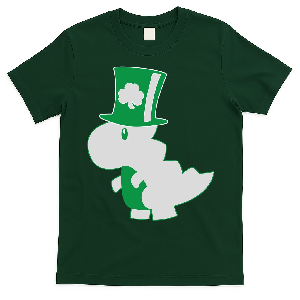 Irish T-Rex Dinosaur Clover Cute St. Patrick's Day T-Shirt Hoodie, Sweatshirt | CoreVibeTees.com