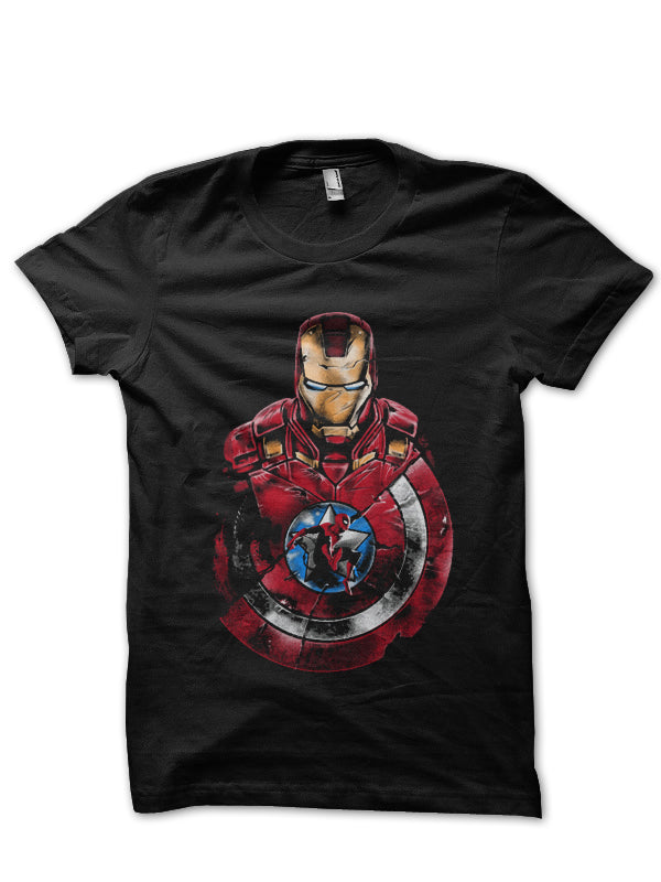 Civil War Black Tee Style002 Hoodie, Sweatshirt | CoreVibeTees.com