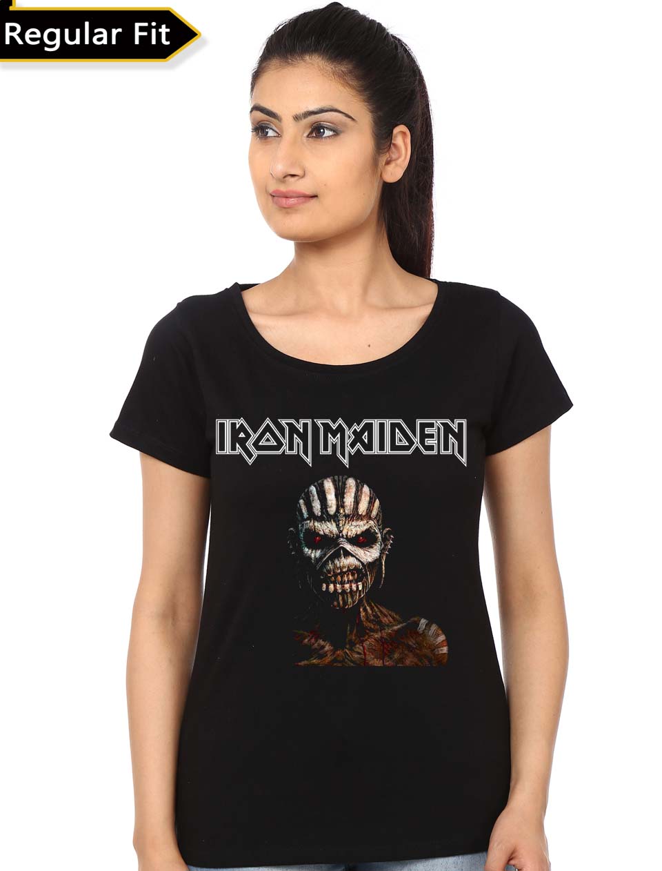 Iron Maiden Womenâ€™s Black T-Shirt Hoodie, Sweatshirt | CoreVibeTees.com