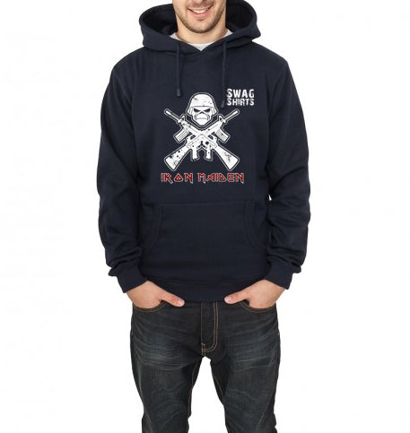 Iron Maiden Navy Blue Hoodie T-Shirts, Sweatshirt | CoreVibeTees.com