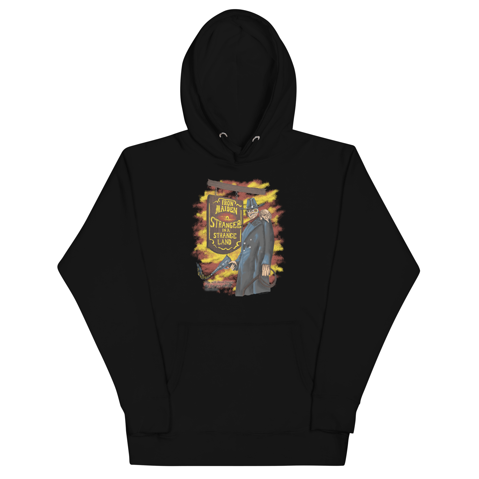 Iron Maiden Strange Land Texas 1987 Vintage Tour Hoodie T-Shirts, Sweatshirt | CoreVibeTees.com (Image 2)