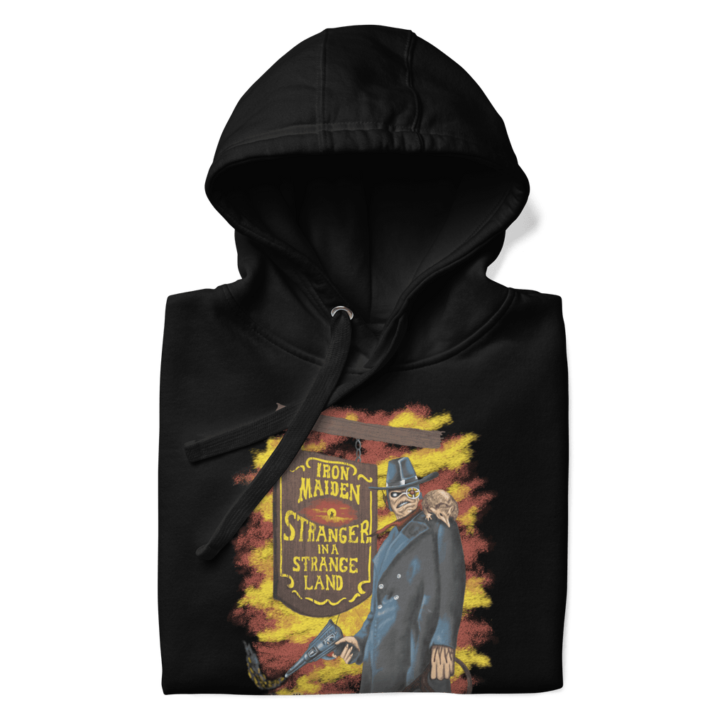 Iron Maiden Strange Land Texas 1987 Vintage Tour Hoodie T-Shirts, Sweatshirt | CoreVibeTees.com (Image 1)