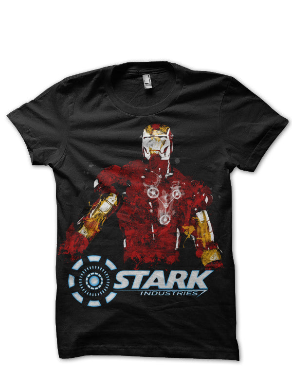 Iron Stark Black Tee Hoodie, Sweatshirt | CoreVibeTees.com