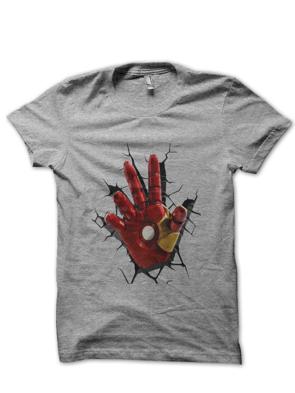 Iron Hand Grey Tee Hoodie, Sweatshirt | CoreVibeTees.com