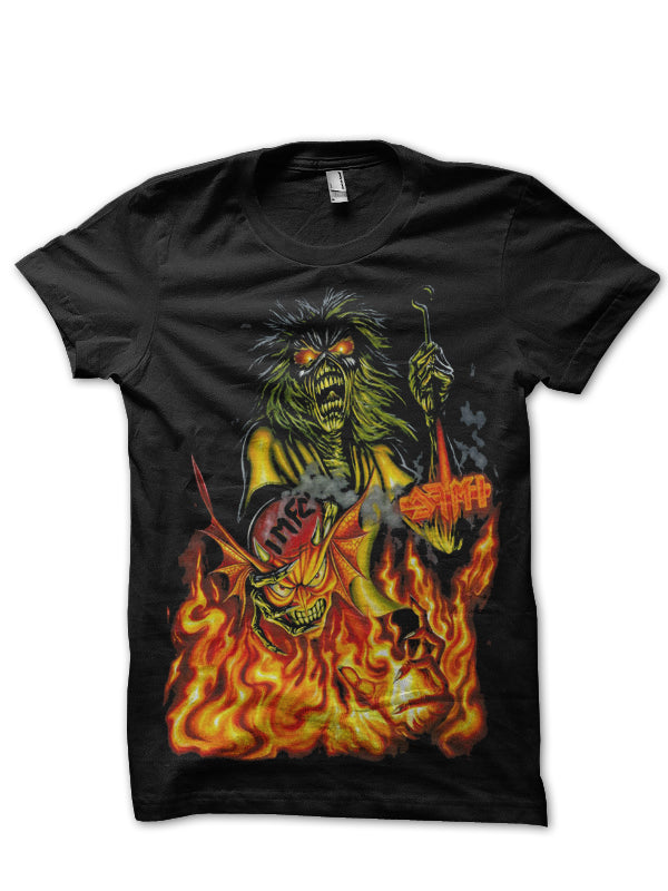 Iron Maiden Black Tee Style004 Hoodie, Sweatshirt | CoreVibeTees.com