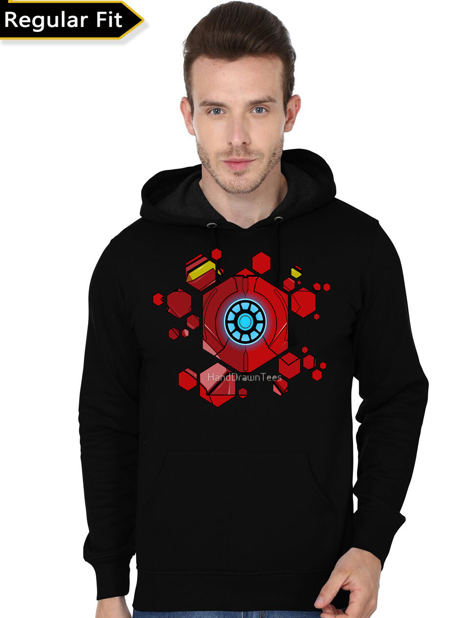 Arc Reactor Black Hoodie T-Shirts, Sweatshirt | CoreVibeTees.com