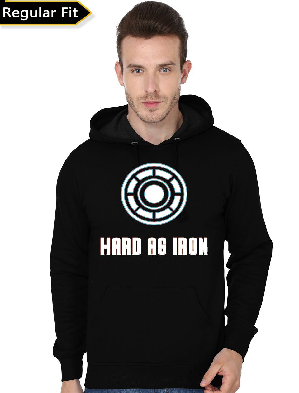 Hard As Iron Black Hoodie T-Shirts, Sweatshirt | CoreVibeTees.com