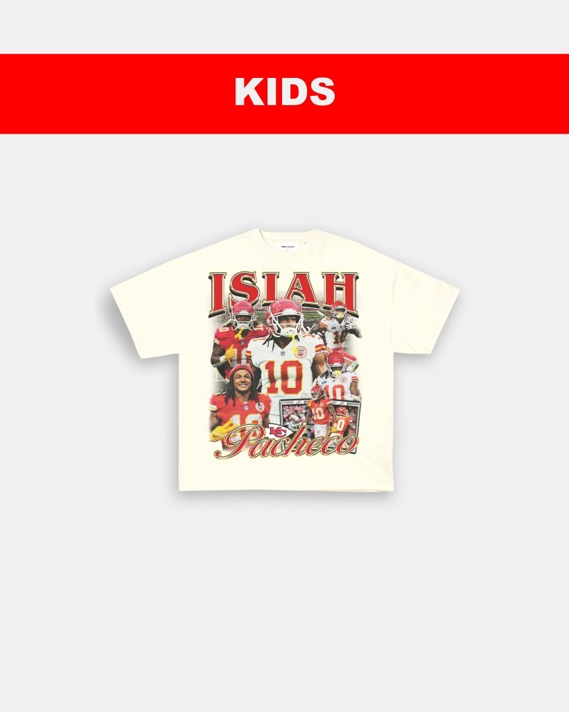 ISIAH PACHECO - KIDS TEE Hoodie, Sweatshirt | CoreVibeTees.com (Image 4)