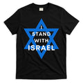 I Stand With Israel Support Black T-Shirt Hoodie, Sweatshirt | CoreVibeTees.com