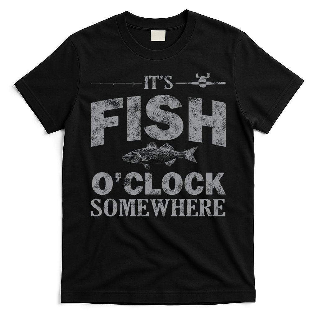 It's Fish O'Clock Somewhere Funny T-Shirt Hoodie, Sweatshirt | CoreVibeTees.com
