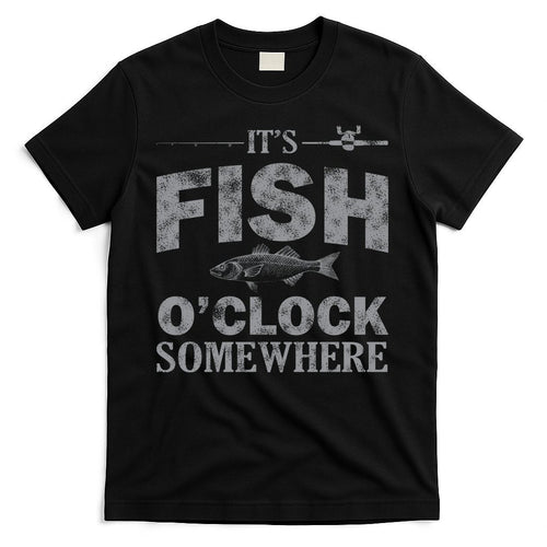 It's Fish O'Clock Somewhere Funny T-Shirt Hoodie, Sweatshirt | CoreVibeTees.com