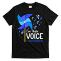 Im Their Voice Pinwheel Child Abuse Prevention Awareness T-Shirt Hoodie, Sweatshirt | CoreVibeTees.com