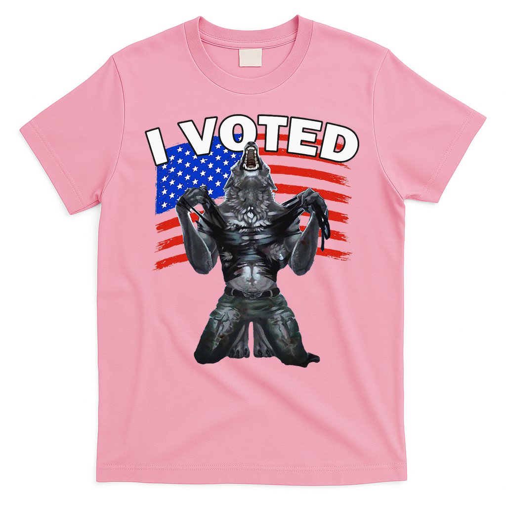 I Voted Werewolf T-Shirt Hoodie, Sweatshirt | CoreVibeTees.com