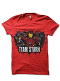 Team Stark Red Tee Hoodie, Sweatshirt | CoreVibeTees.com